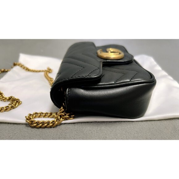 Gucci Black and Gold Mini Bag - Picture 3 of 6
